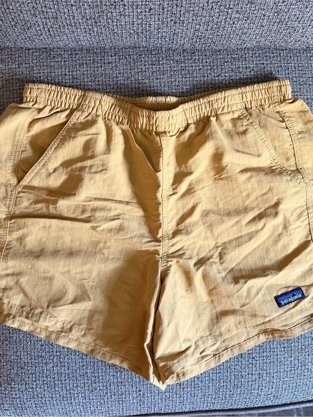 Patagonia Women’s Mustard Yellow/Gold Baggies